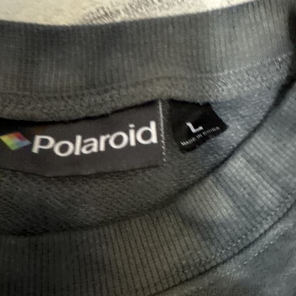 Polaroid Sweatshirt Women Extra Small Green Tie Dye Crew Neck Long Sleeve Casual - Picture 3 of 11